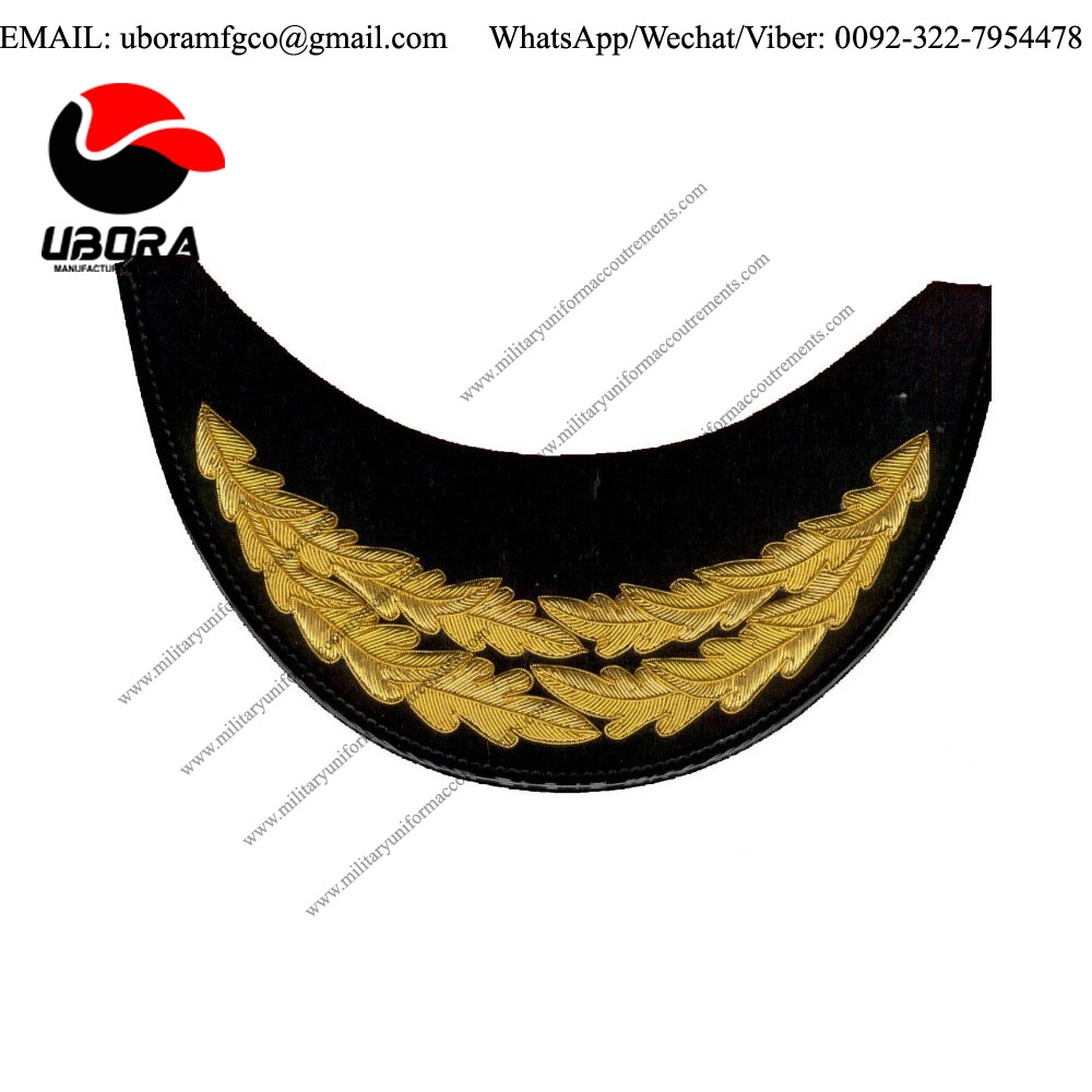 Embroidered Hat Visor Military Embroidery Peaks 